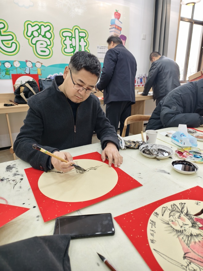 强基工程/“我们的中国梦—文化进万家”，临沂市美协新春惠民活动走进枣园镇